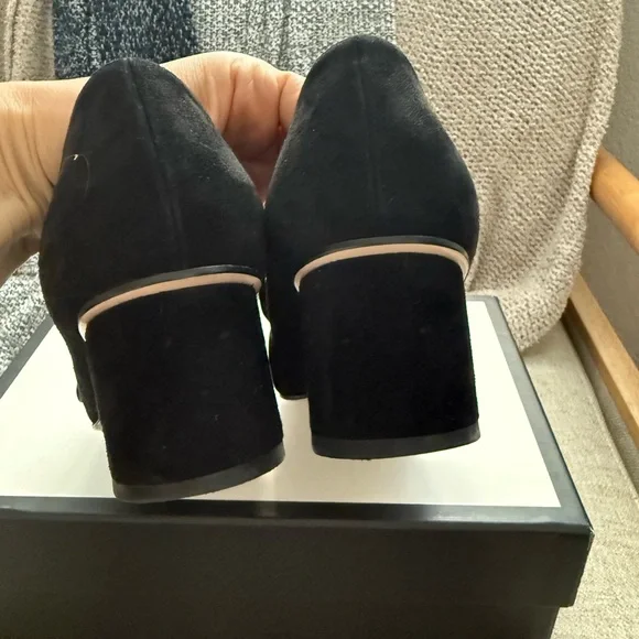 Gucci GG Marmont fringe loafers pump 7 - Picture 3 of 9